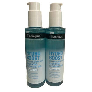 2 Neutrogena Hydro Boost Hydrating Cleansing Gel W/ Hyaluronic Acid 5.5 Oz